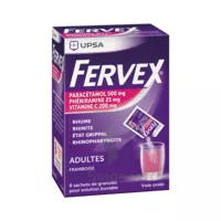 Fervex Etat Grippal Paracetamol/vitamine C/pheniramine Adultes Framboise, Granulés Pour Solution Buvable En Sachet à BOURBON-LANCY