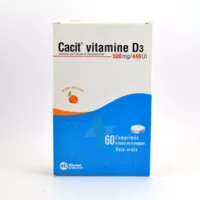 Cacit Vitamine D3 500 Mg/440 Ui, Comprimé à Sucer Ou à Croquer à BOURBON-LANCY