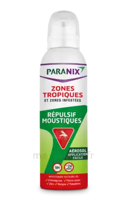 Paranix Moustiques Lotion Zones Tropicales Aérosol/125ml à BOURBON-LANCY